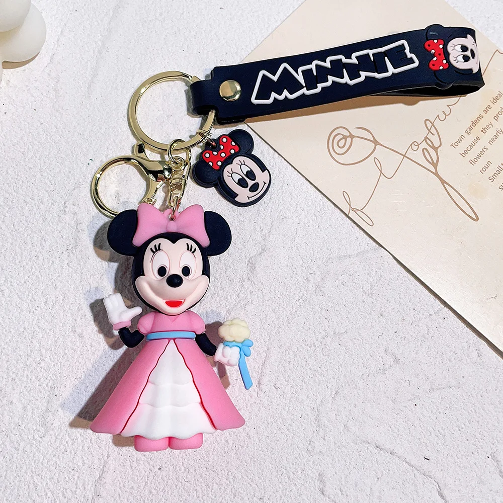 1 Stück für Minnie Mouse Schlüsselanhänger, hochwertiger süßer Schlüsselanhänger, kreatives Mickey Minnie Auto-Anhänger-Geschenk