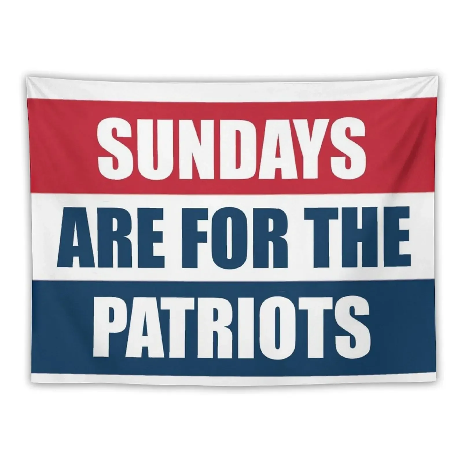 Sundays are for the Patriots Tapestry Kawaii Room Decor Wall Tapestries Tapestry