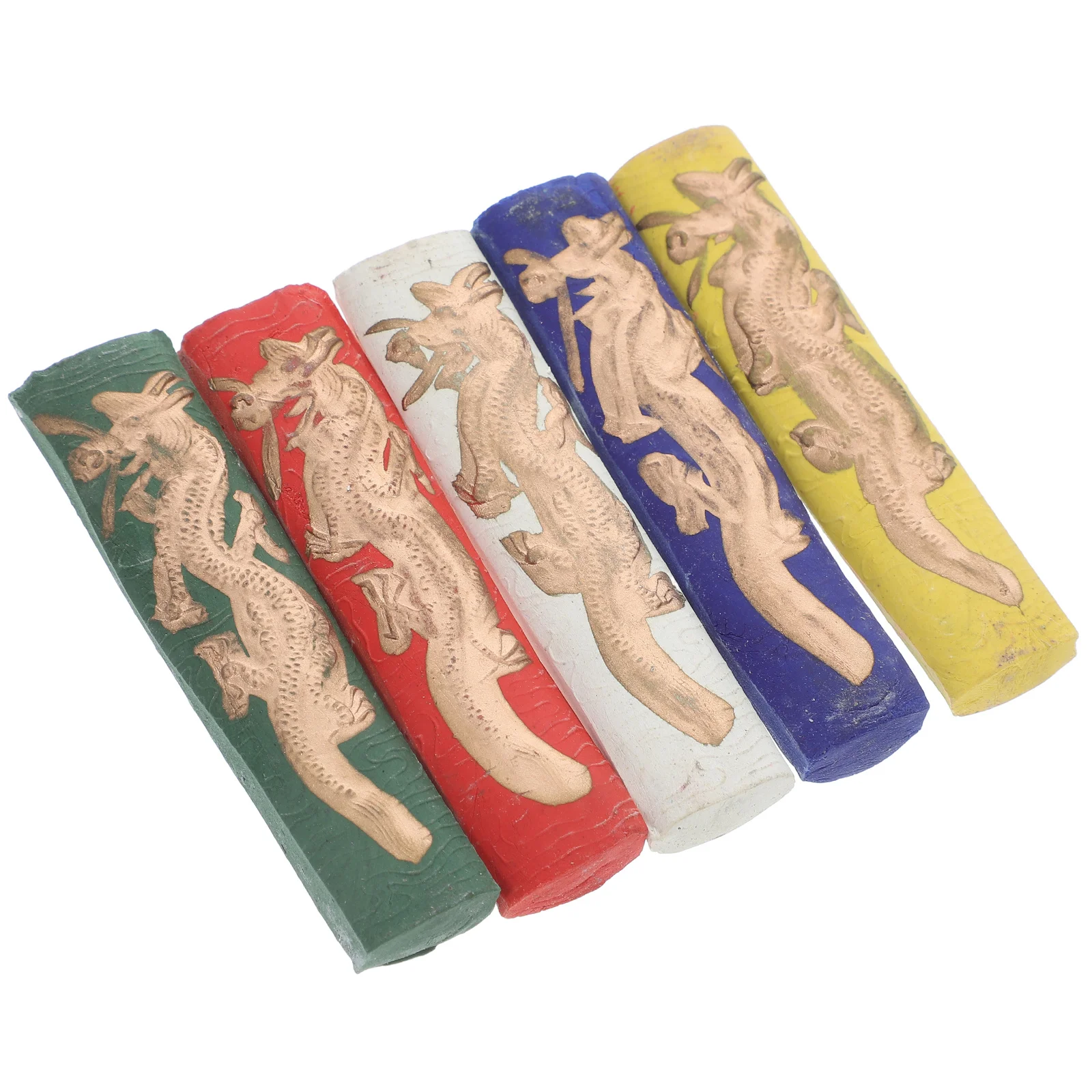 5pcs Natural Black Ink Sticks For Traditional Calligraphy Painting Handmade Sumi Ink Stick Practice Tool Pigment Block Stone