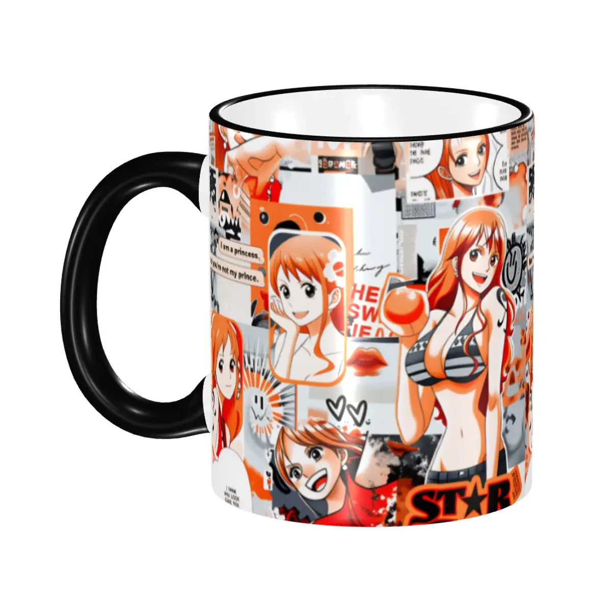

Personalized DIY One P-Pieces Namis Ceramic Mugs Anime Classic Manga Movie Coffee Cup Creative Gift
