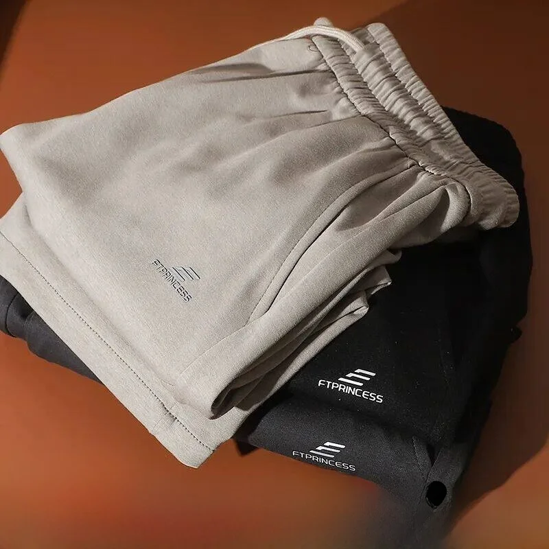 

Quick Dry 3D Silicone Print Outdoor Men's Shorts Elastic Waist Summer Sports Shorts Trendy Loose Fit Standard Edition