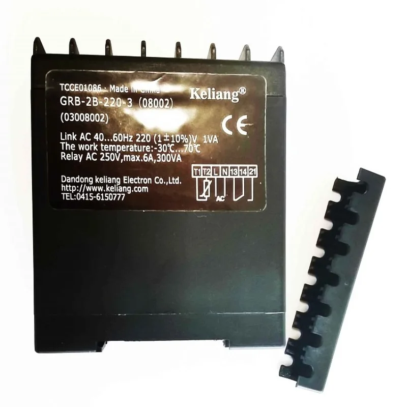 PTC temperature control module GRB-2B/3B-220 motor sensor overheating automatic protection digital high precision