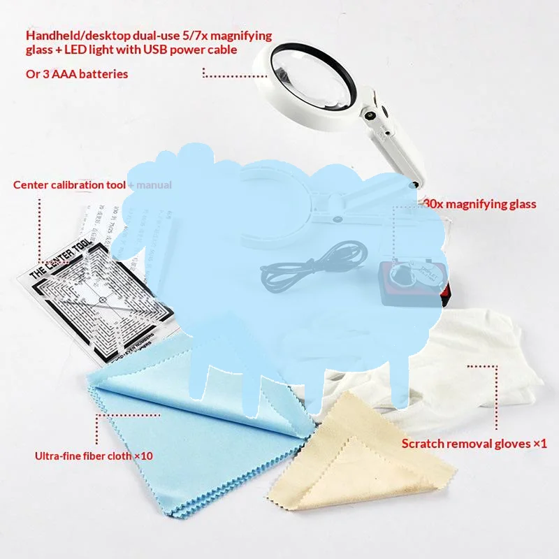 Professional Trading Card Grading Tool Set Fits BGS CSG CGC SGC Portable Centering Ruler for Sports Card Collection