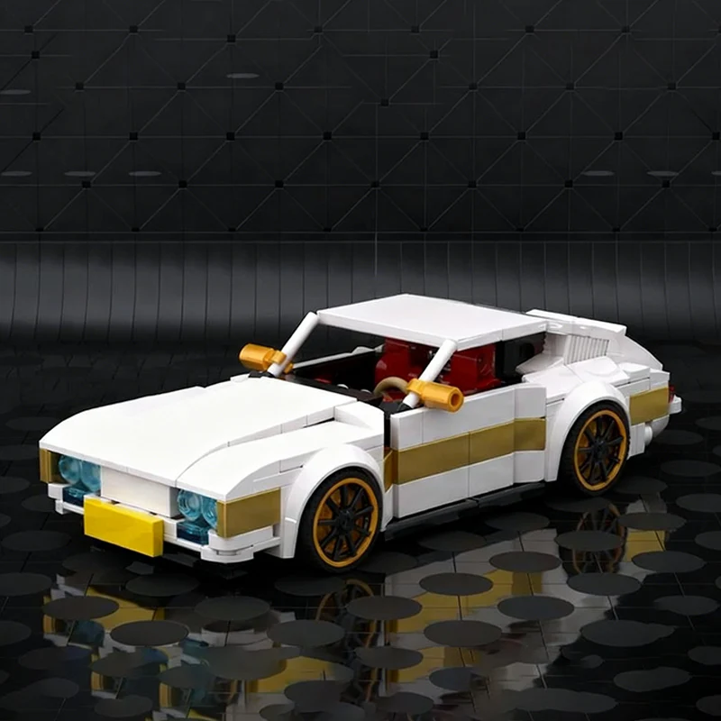 Speed Racing Car Model MOC Building Bricks SP2 Top Tier Sports Car Modular Technology Children Holiday Gifts Assemble Toys Suit