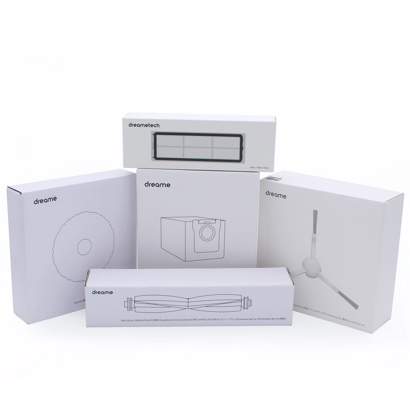 Oryginalne akcesoria Dreame L10s Ultra, szczotka rolkowa, filtr, worek na kurz, ściereczka do mopa, szczotka boczna, do XIAOMI X10+,X20+