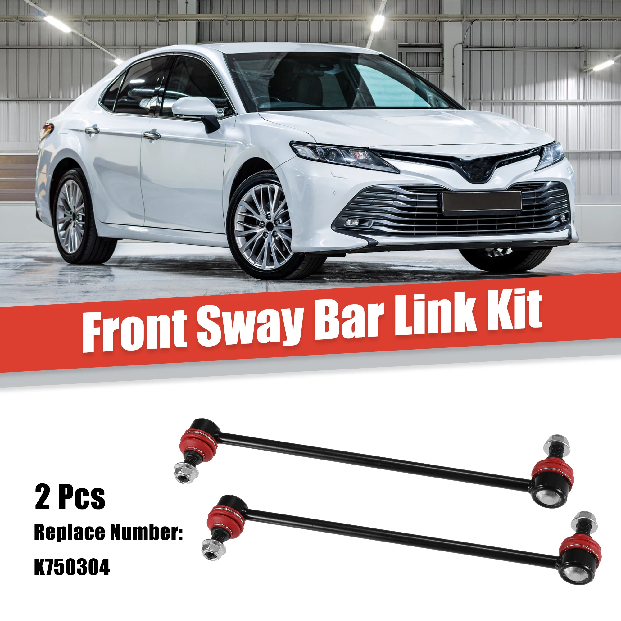 

UXCELL 2 Pcs Front Stabilizer Sway Bar End Links for Toyota Camry Highlander No.K90344