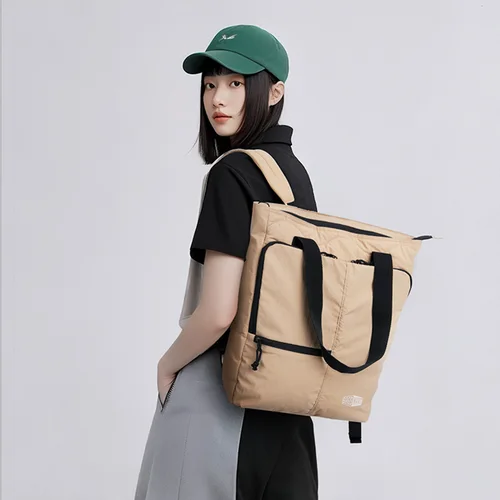 Imagen 2 del producto BAGSMART Bolso de mano para mujer, mochila para ordenador portátil de 15,6 pulgadas, bolso universitario de gran capacidad, bolso de mano para ir al trabajo con función