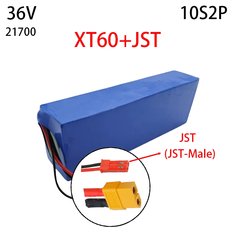 110S2P 36V 30Ah compatibel met motorfiets elektrische fiets 21700 5C Power oplaadbare lithiumbatterij voor scooters BMS1