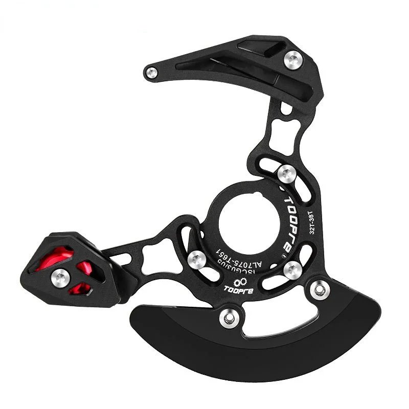 

Mountain Bike Single Disc Chain Guide Soft Tail Chain Guard 32T-38T Chainringe Stabilizer Mount Mountain Bike Single Chainring