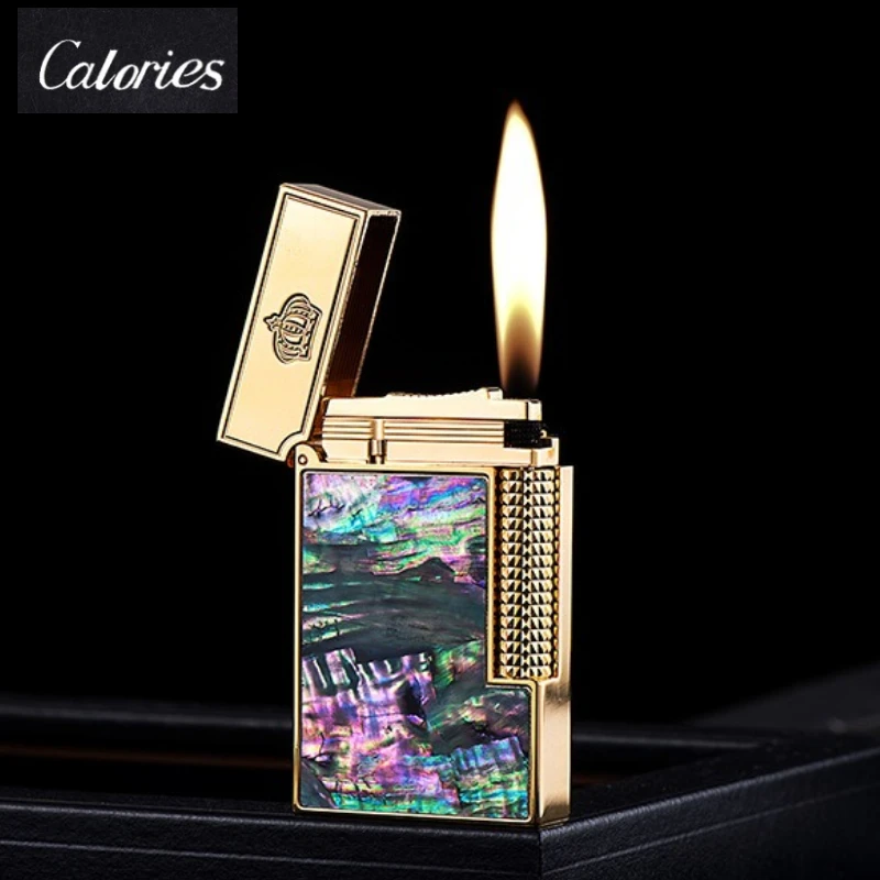 

Calor Caibei Steel Sound Lang Declars The Firepower, надувная зажигалка с шлифовальным кругом, подарочная зажигалка высокого класса для парня
