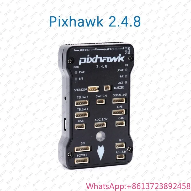 

Pixhawk 2.4.8 PX4 PIX Flight Controller+M8N GPS+ 433/915Mhz 100/500mw Radio V5 Telemetry+Safety Switch+Buzzer+rgb+I2C+ 4G SD