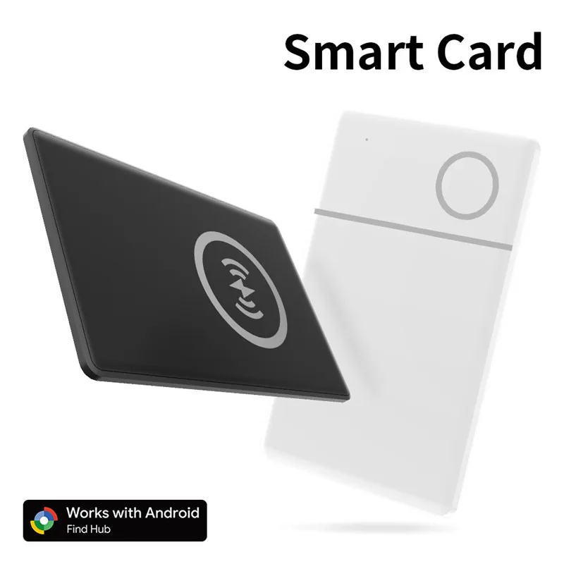 

Wallet Tracker Card Google Smart Tag Work with Android Find Hub GPS Locator Bluetooth Tracking Finder Card Wireless Charging