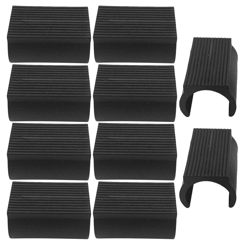 10 قطعة كرسي من البلاستيك قدم المشابك الطابق حامي قبعات للأثاث المضادة للانزلاق كرسي الساق نصائح الانزلاق السلس على الأسطح الصلبة