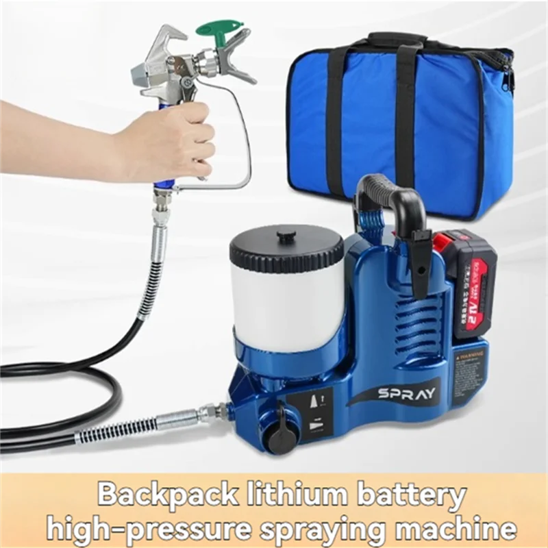 Lithium Battery Rechargeable Small Backpack Style High Pressure Airless Sprayer Electric Paint Sprayer