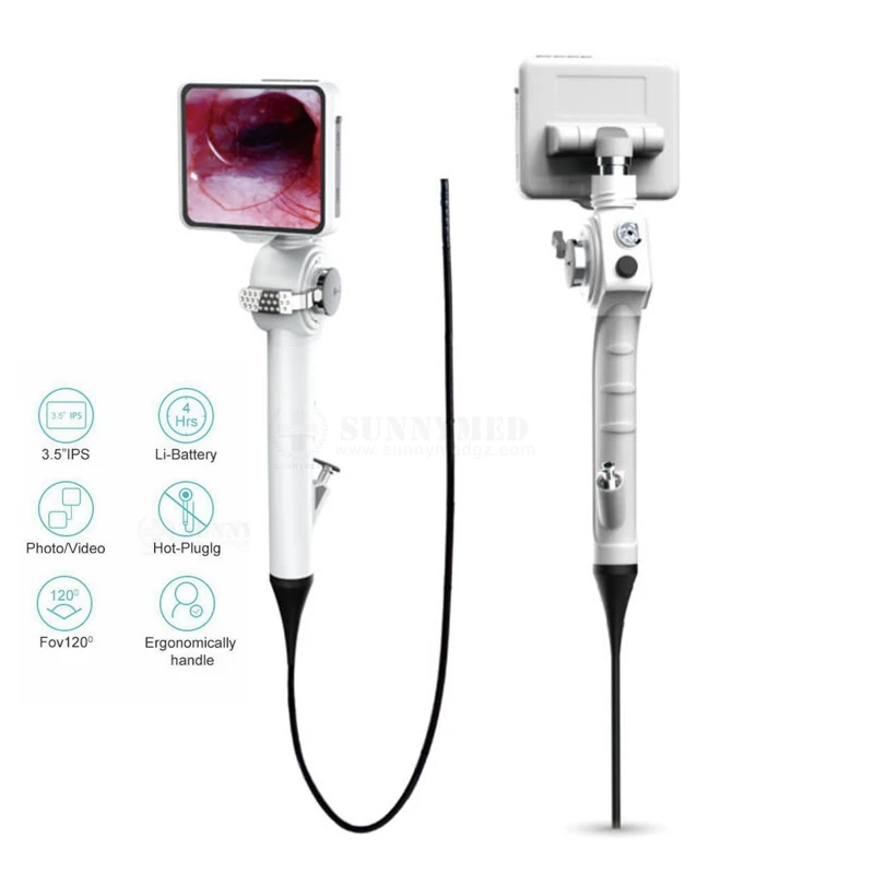 P029-3 Clinical portable flexible endoscope rhinolaryngoscope digital video ent endoscope flexible video endoscope bronchoscope