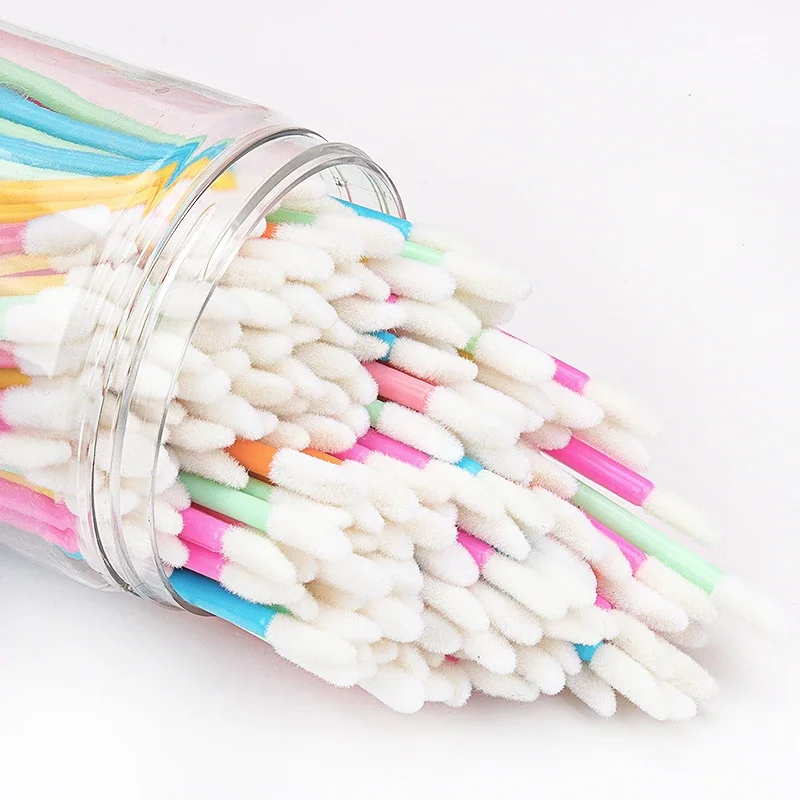 200 pezzi monouso barile mix pennello per labbra rossetto morbido mascara bacchette applicatori detergente per ciglia pennelli cosmetici strumenti per il trucco