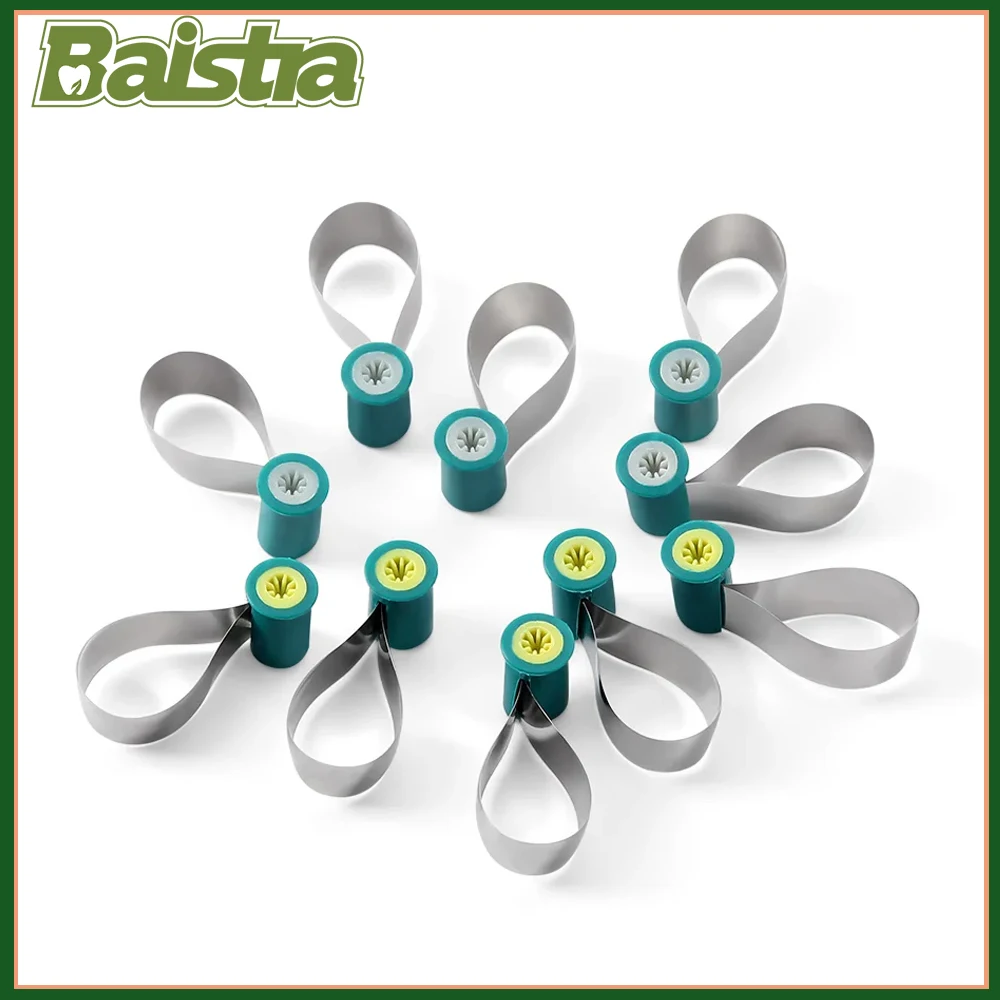 50 Pcs/Box BAISTRA Dental Matrix Bands Steel Matrix Double-Side Contoured Anatomically Shaped Matrix Bands For Dentistry