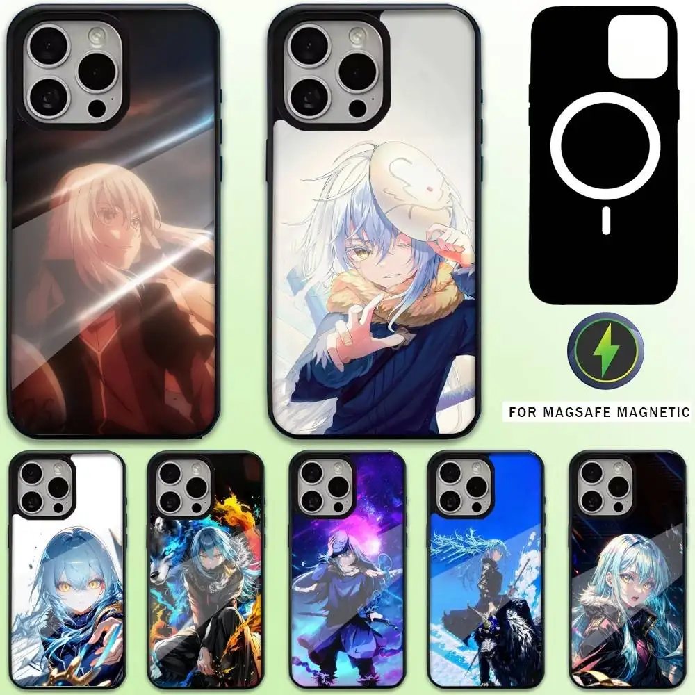 

Rimuru Tempest T-Tensei Phone Case For iPhone17,16,15,14,13,12,11 Plus,Pro Max Magnetic For Magsafe Wireless Charging