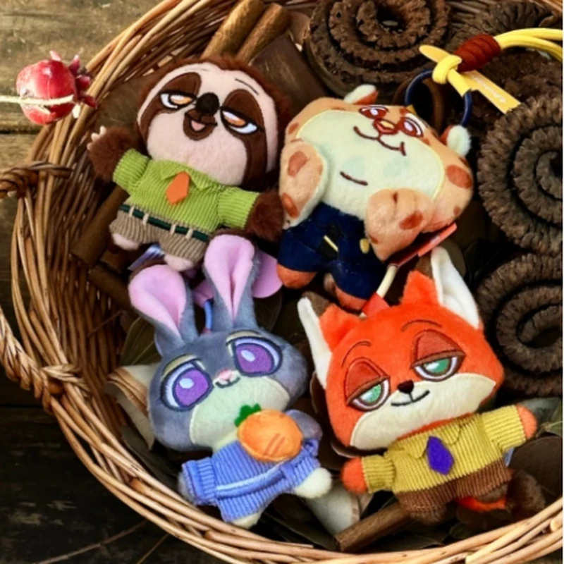 

Genuine Zootopia Plush Phone Lanyard Blind Box Collectible Cute Sloth Plush Keychain Peripheral Gift For Girls Daily Decoration
