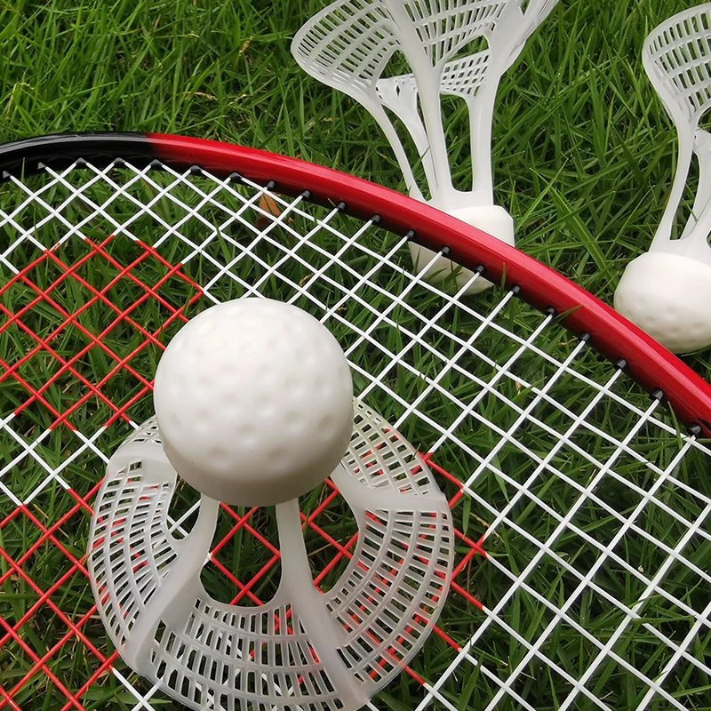 Pelota de bádminton a prueba de viento para exteriores, pelota de nailon para entrenamiento deportivo, resistente y estable, 1/3/6/9 Uds.