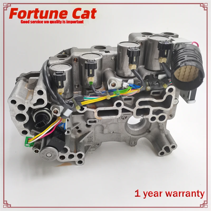 100% New JF015E RE0F11A CVT Transmission Valve Body With Solenoids For Nissan Sentra Note Versa Altima Bluebira Elgrand Suzuki