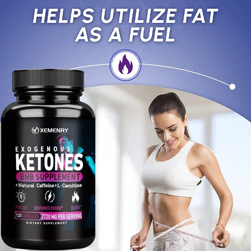 Keto BHB Exogenous Ketone - Supports Healthy Eating, Weight Management Supplement, Boosts Metabolism