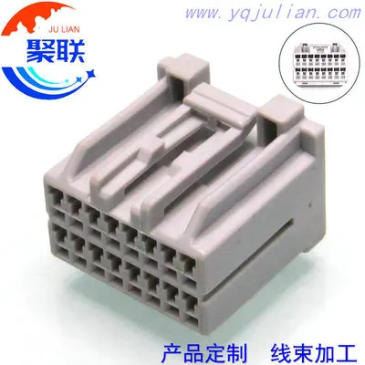 Auto 16pin plug 179054-6 179054-1 35563-1615 unsealed wiring cable connector with terminals