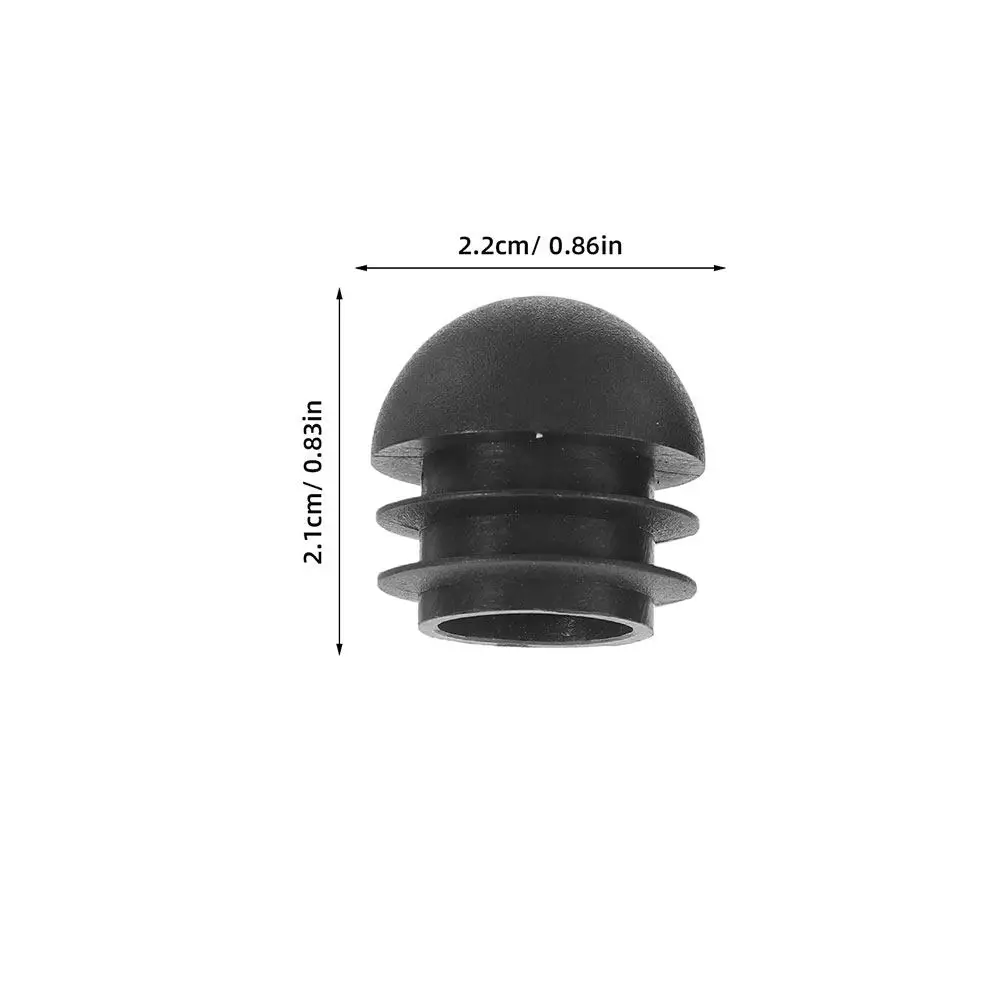 30pcs Spherical Tube Plug 22Mm Round End Cap Bung Plastic Pipe Plug For Chair Leg Glides Furniture Protector Tubing Protection - view 4