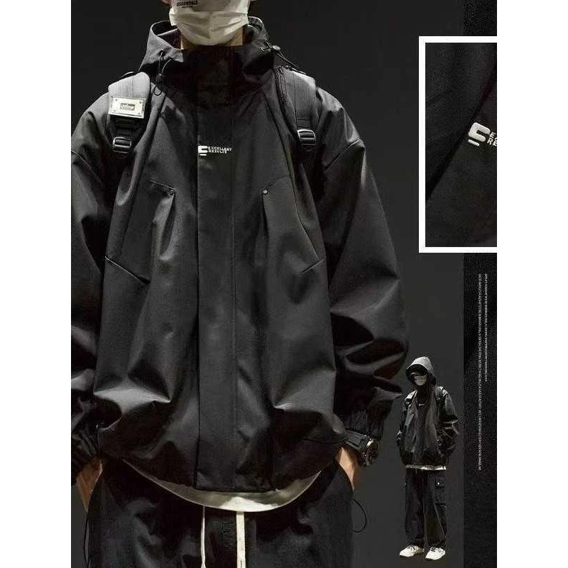 

Men's Outdoor Windproof Jaet Spring Autumn Clothes Youth Upper Apparel Spring Coat Men's Wear Polyester Fiber Regular Fit