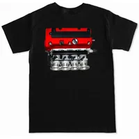 Men print cool top t shirt JDM K20 ITB RSX Integra Civic Type R si RBC intake manifold motor engine t shirt newest fashion cool