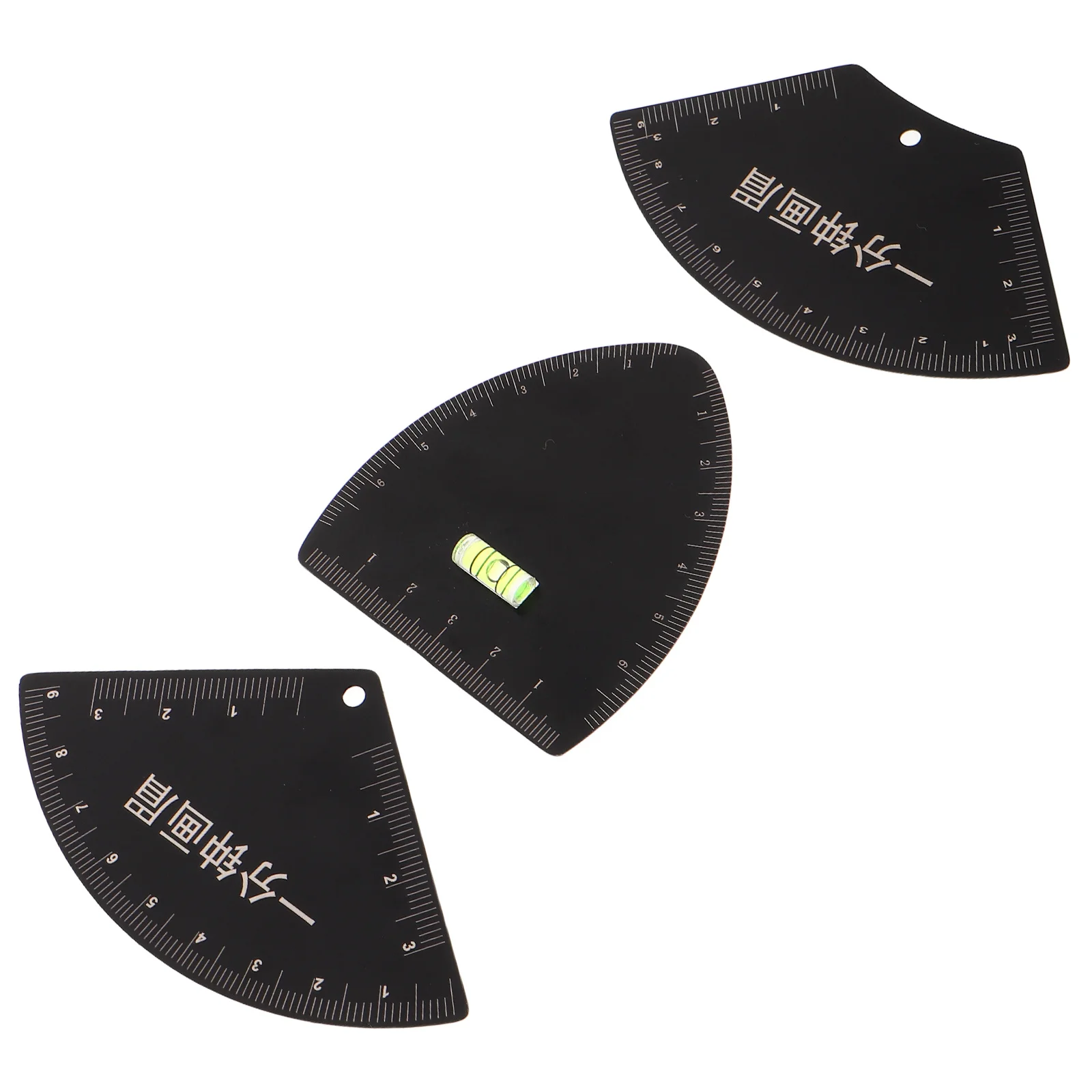 3pcs Wenkbrauwstencil Kit Voor Vrouwen Precisie Brow Mapping Tool Herbruikbare V Fan Half-Fan Sjablonen Wenkbrauw Vormgeven gereedschap Make-up