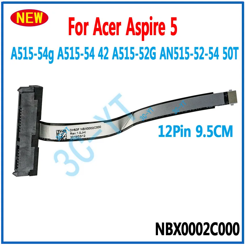 1PCS New Laptop HDD SATA Hard Drive Flex Cable For Acer Aspire 5 A515-52G AN515-52 An515 A515-54g A515-42 54 NBX0002C000