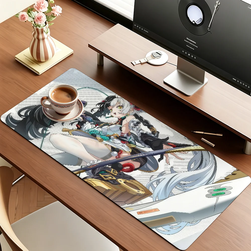 Zenless Zone Zero Large Gaming Dialyn Mouse Pad, Anti‑Slip Rubber Desk Mat Keyboard Pad Laptop Desktop Accessory Home Game Use