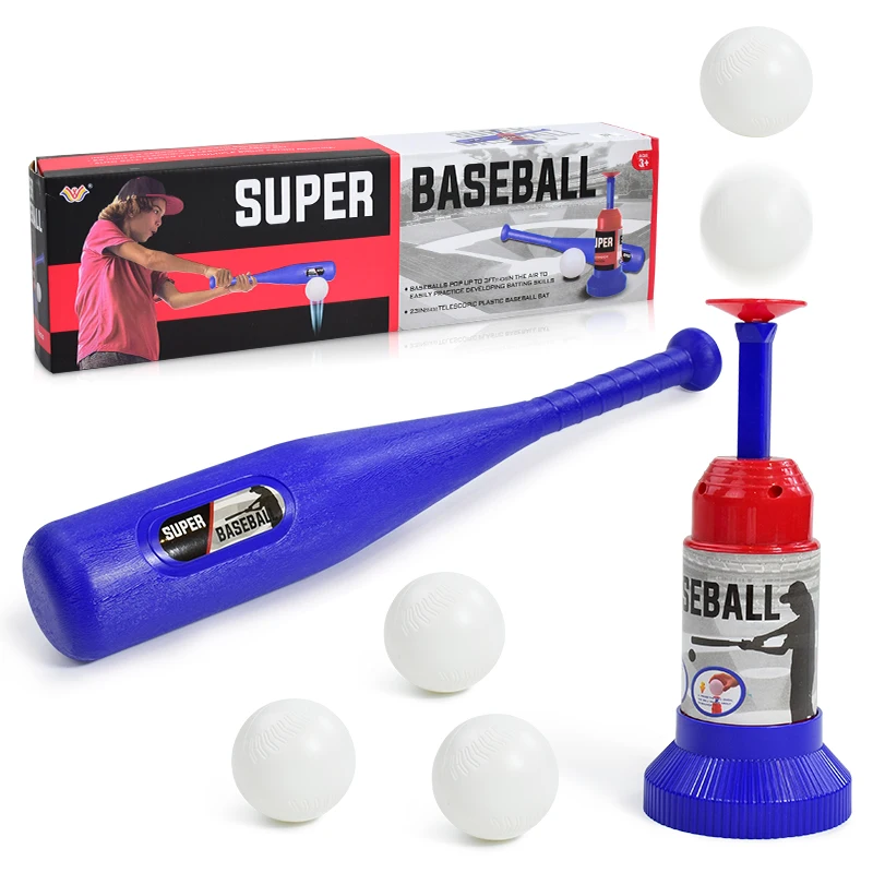 Giocattolo per palla da baseball per bambini Servire automaticamente la pratica della mazza da baseball Giocattoli per lancio Giocattoli interattivi per genitori e figli Regalo