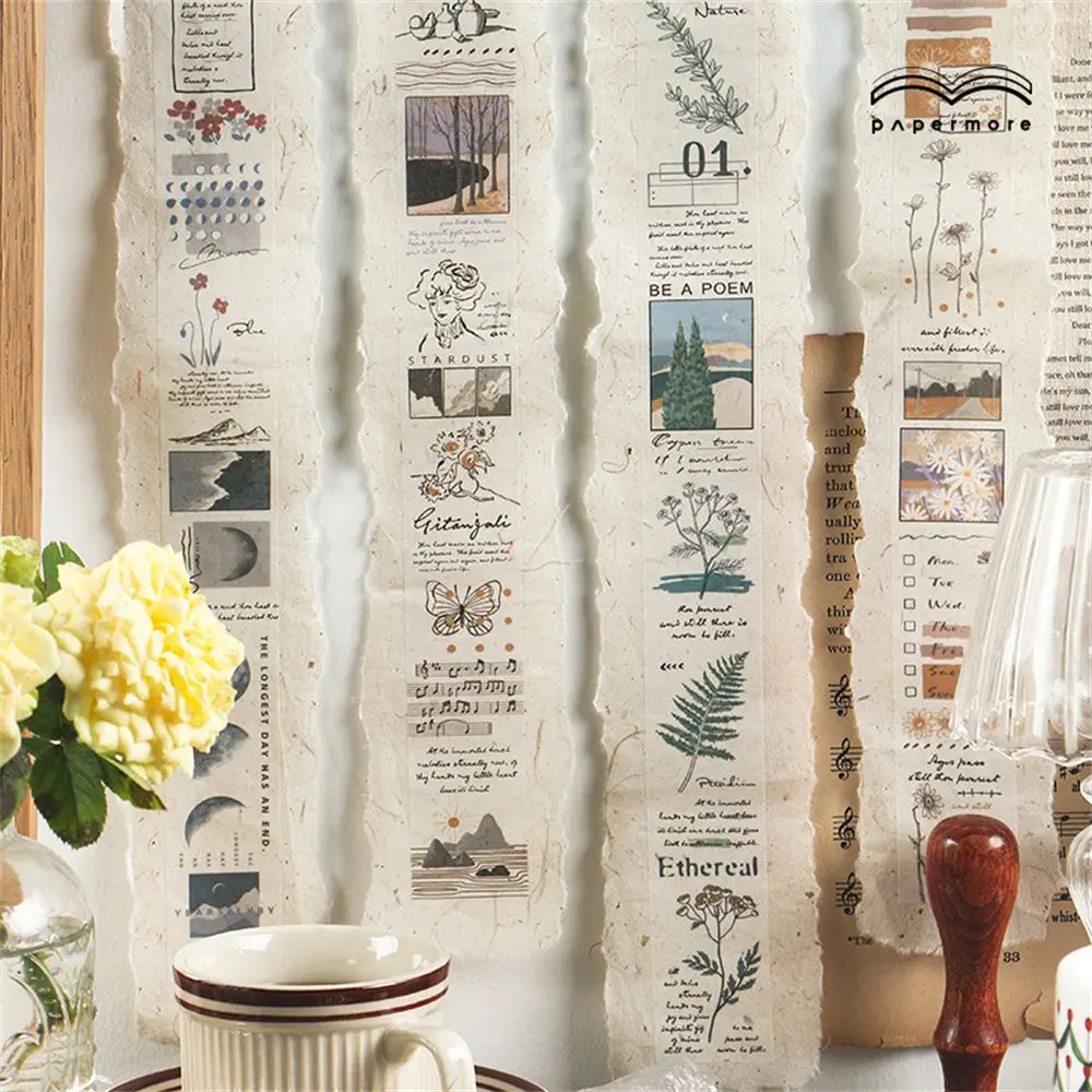 Creative Stationary Accessories Flakes Decorative Stickers Tape Sticker Decoration Sticker Paper Masking Tape