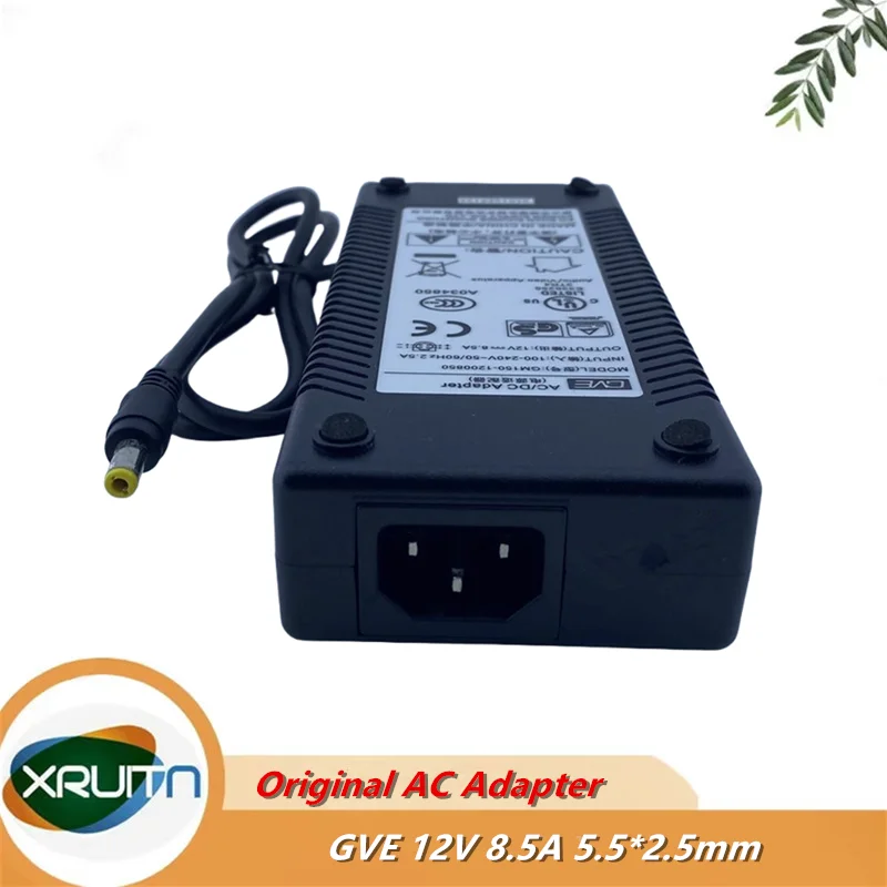 

Original GM150-1200850 GVE 12V 8.5A 102W 5.5*2.5mm AC/DC Adapter Adaptor Charger Power Supply Original