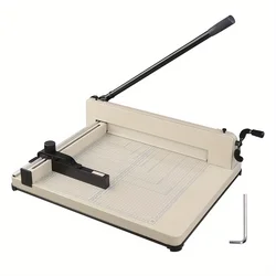 1pc heavy duty paper cutter 17 inches, blade A3 large industrial paper cutter 400 sheets cutting card trimmer