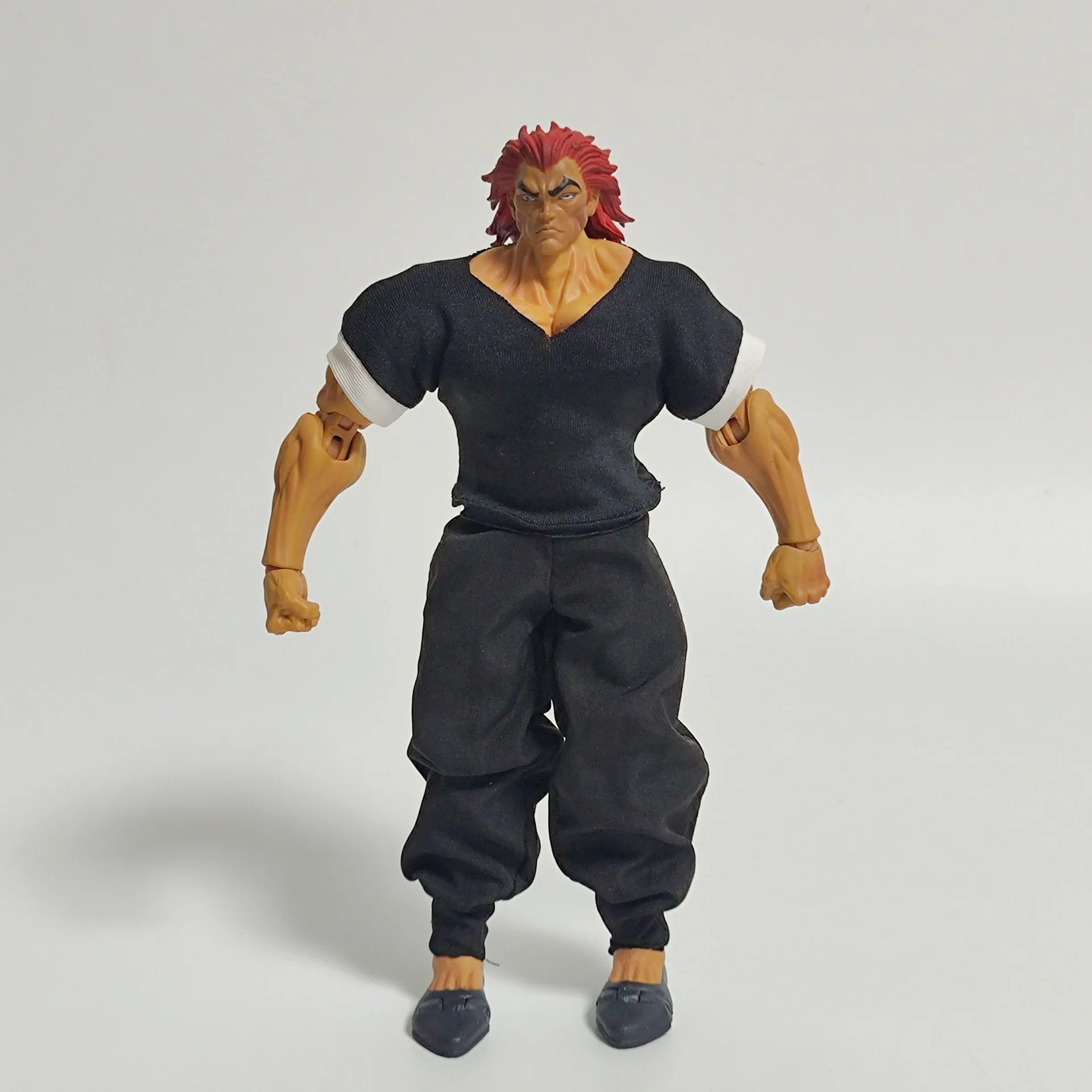 Maßstab 1:12 Hanma Baki Hanma Yujirō Yuujiro Gelenk-Actionfigur, Modellsammlung, Spielzeug, 18 cm, in Einzelhandelsverpackung