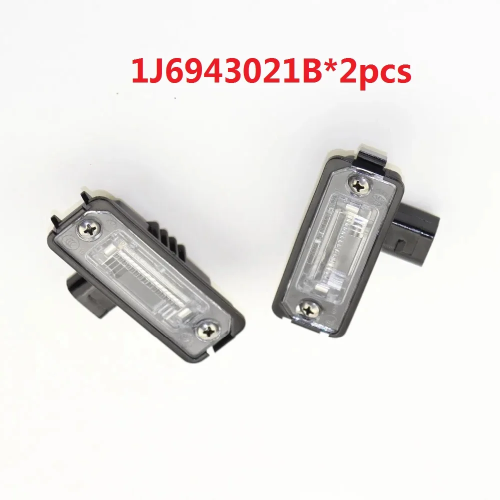 

SYX 1J6943021B 2Pcs Halogen License Plate Lighting Pour Light Lamp For Polo Golf MK4 Beetle Scirocc 6QD943021A 1JE 943 021