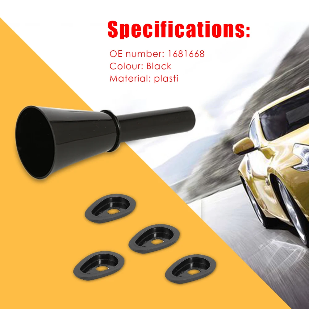 Fuel Gas Petrol Filler Funnel Black Petrol Fuel Emergency Gas Filler Pipe 1681668 Auto Accessories for Ford Focus MK2 2007-2011