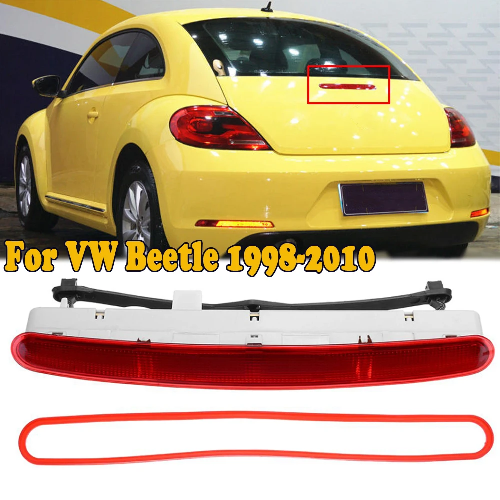 

Car Rear 3rd Third Brake Stop Light Strip Tailgate Bar+Gasket Red LED For Volkswagen For Beetle 1998-2010 1C0945097E 1C0945097A