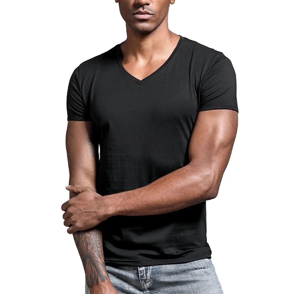 

Black Fitness Pullover Tops Short Sleeve Pullover Top Casual Casual Style Tops Regular Length Summer Apparel Activewear Clothing