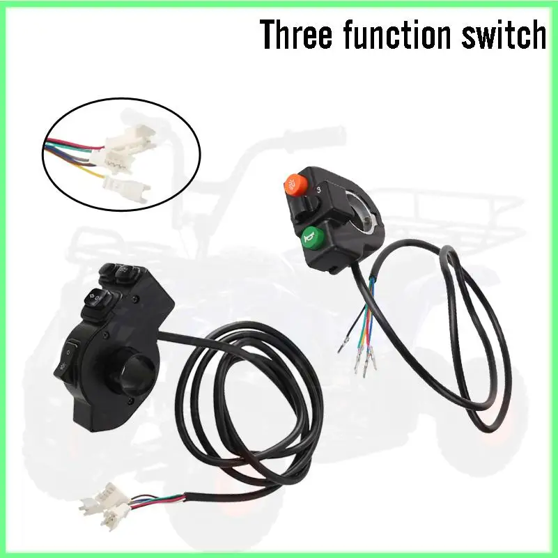 

Horn flash switch 7/8 "motorcycle handle ignition switch off horn headlight turn signal
