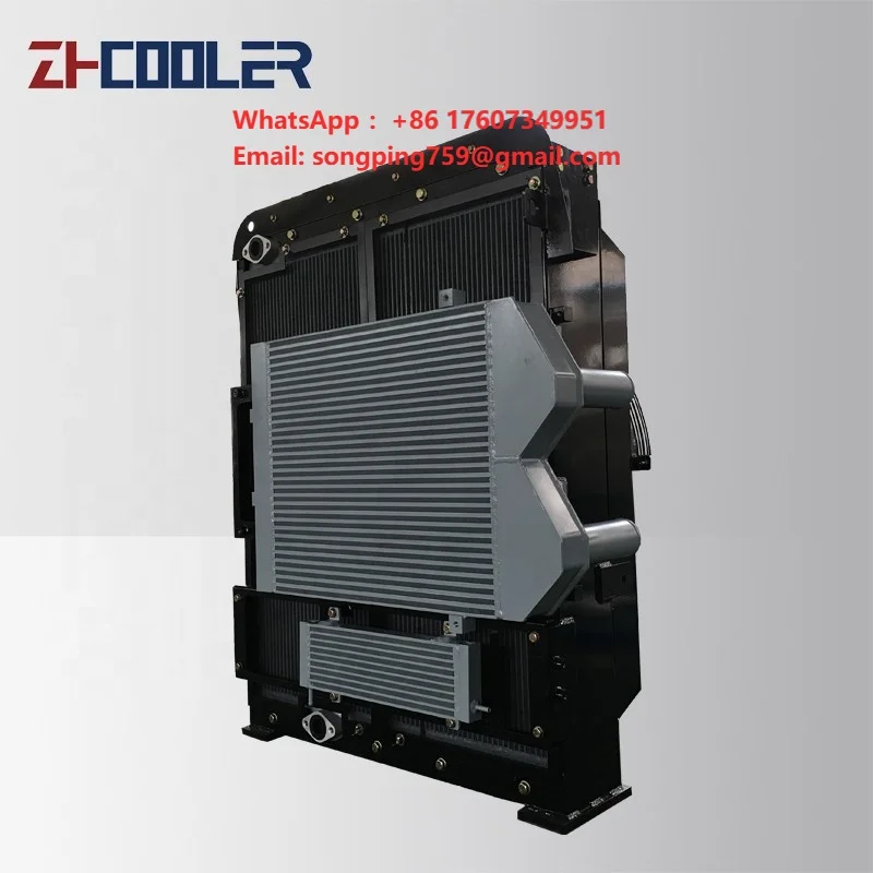 Parallel Flow Automotive Water tank Cooling Engine Heat Dissipation Hydraulic System Thermal Management Air-liquid Heat Exchange