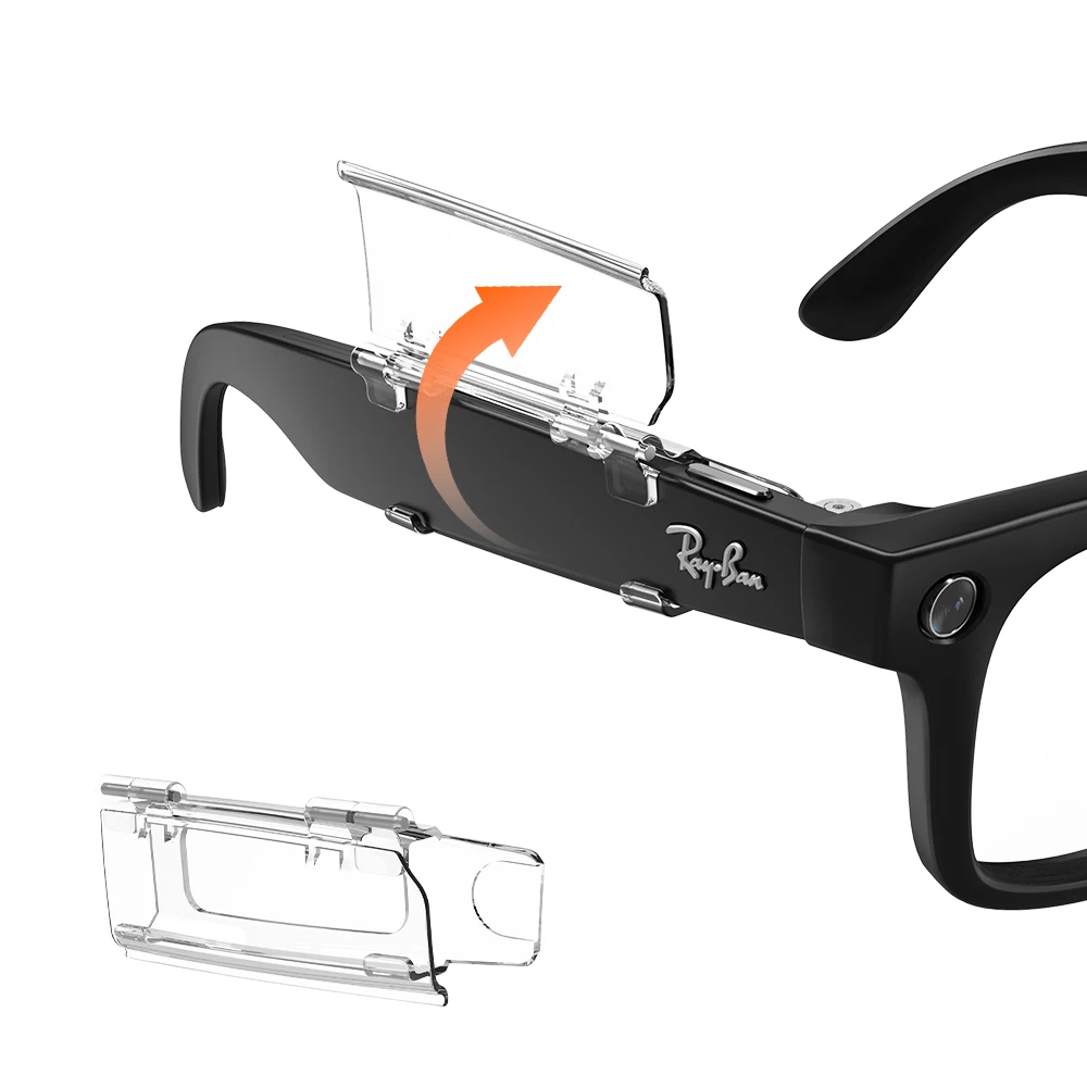HIBLOKS Anti-touch Shell For Ray-Ban Meta Wayfarer/Skyler/Headliner (Gen 2) Smart Glasses Fashion Waterproof Glasses Accessories