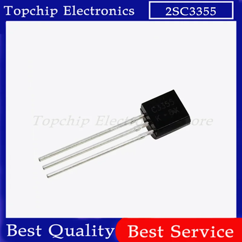 50pcs 2SC3355 C3355 TO-92 Silicon NPN RF Transistor