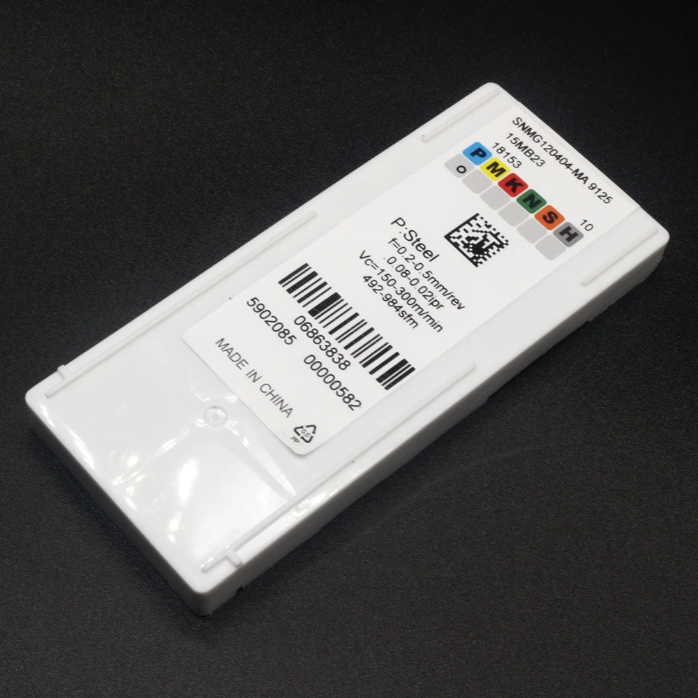 Inserto in metallo duro SNMG120404 MA 9125 utensile per tornitura esterna in metallo tornio CNC SNMG 120404 lama per utensili in acciaio