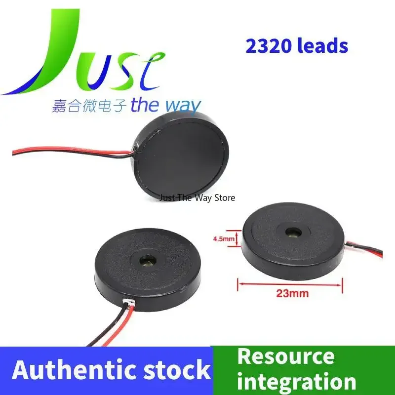 10pieces/lot  1325/1404/1704/2320 lead buzzer, piezoelectric passive AC low power consumption frequency 4000Hz