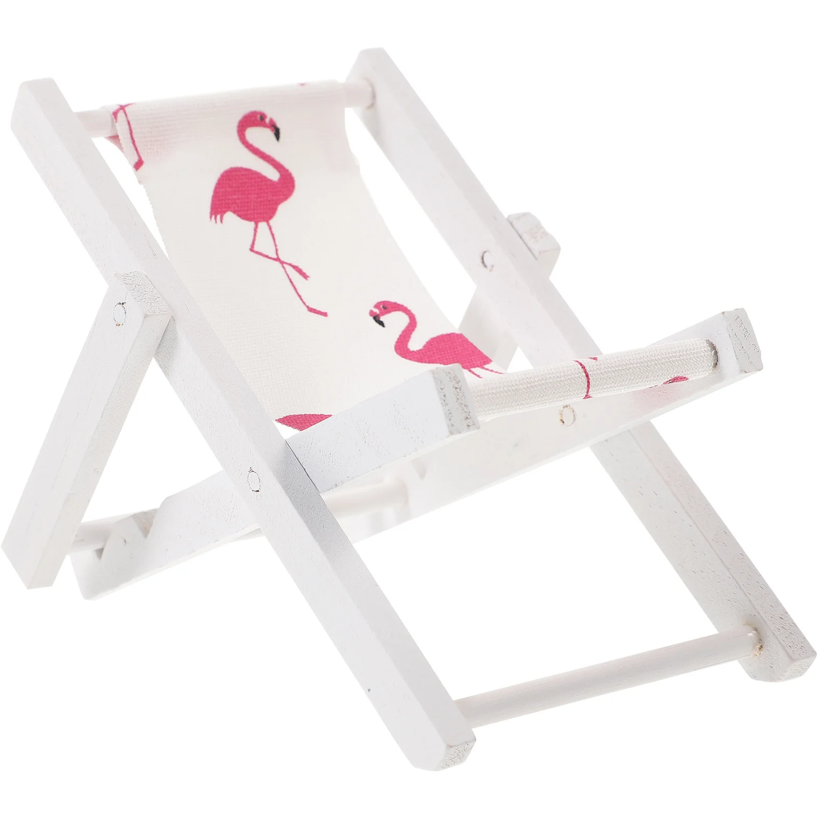 

Miniature Beach Chair Ornament Mediterranean Style Handmade Wooden Tabletop Decor For Home Office Desktop Nautical Coastal Chair