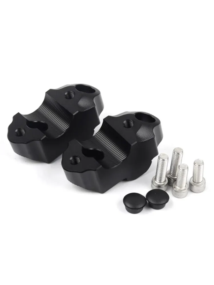 Motorcycle Handlebar Riser Clamps Heighting Rear Moving Brackets For BENDA BD500-2A Dark Flag 500 Changing Riding Position